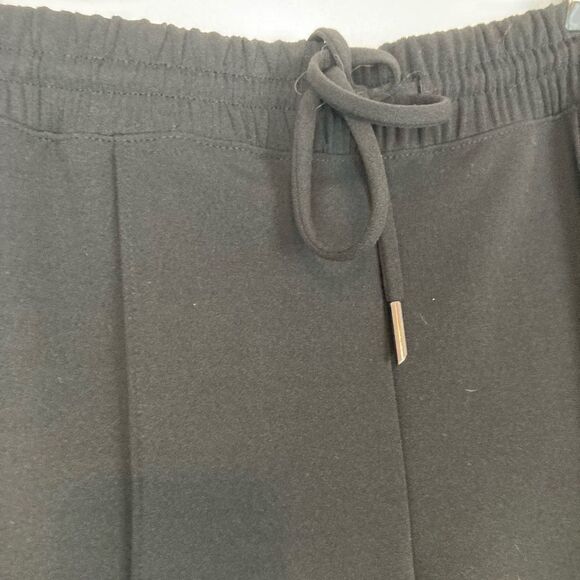 WHBM tapered ankle cuffed full leg crepe w/drawstring waist & pockets - Picture 5 of 13